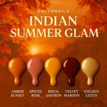 Farbgel-Set – Indian Summer Glam Herbst Winter Nails